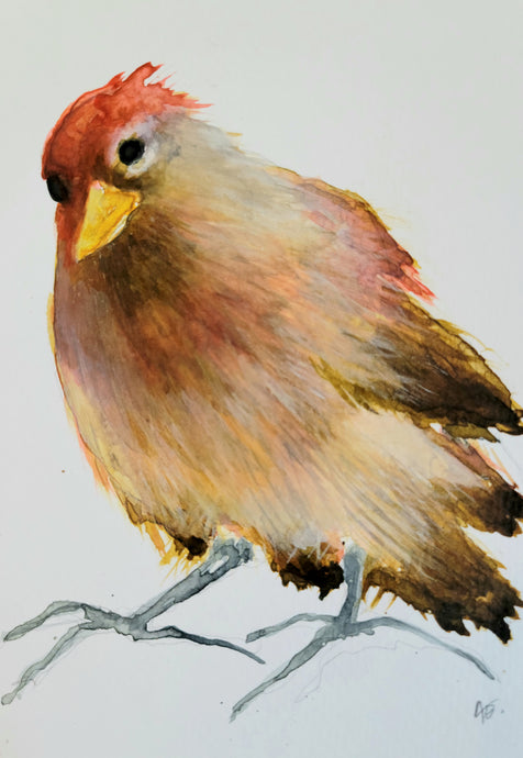 watercolor birds works on paper aeoriginals ae originals amy bartell aebartell 