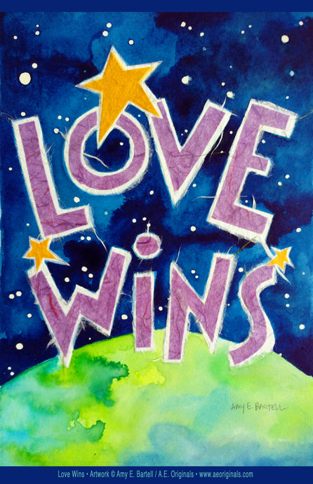 Love Wins — Postcard, Poster